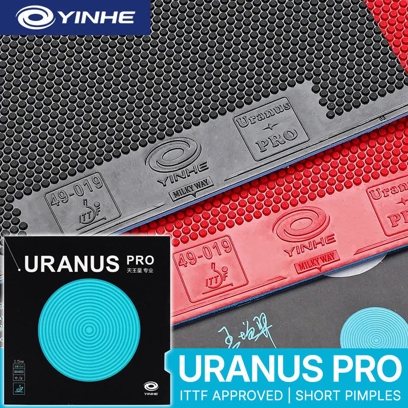 Donic Table Tennis Ball - ยางปิงปองยี่ห้อ YINHE รุ่น URANUS Pro แบบปุ่มสั้น