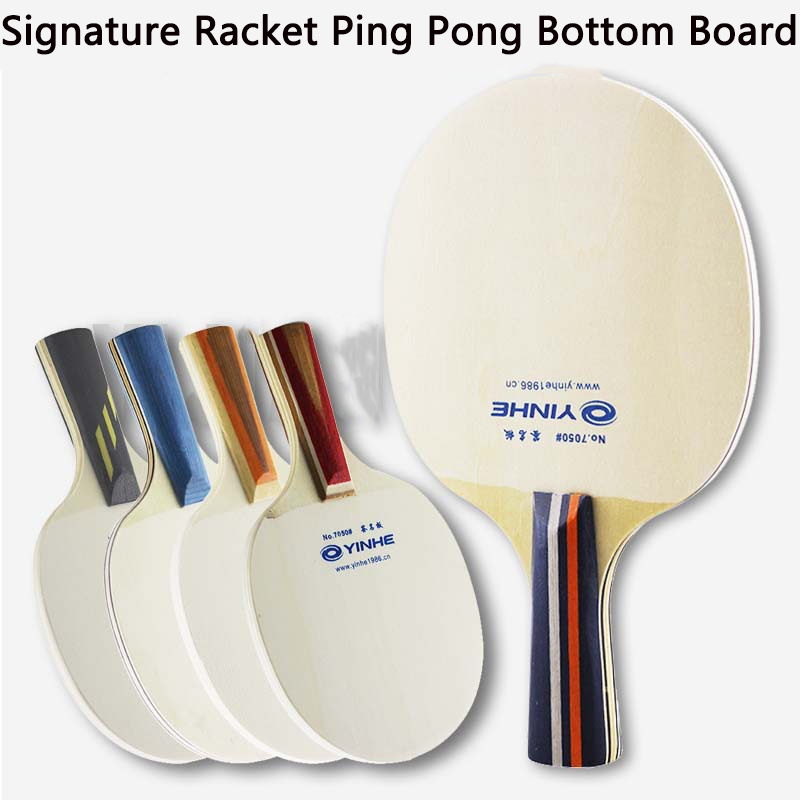 Table Tennis Umpire - YINHE ของที่ระลึก MINI ตารางเทนนิสใบมีดสําหรับคอลเลกชันขนาดเล็กปิงปองแร็กเก็ตสําหรับเด็กลายเซ็นที่น่าสนใจแร็กเก็ต