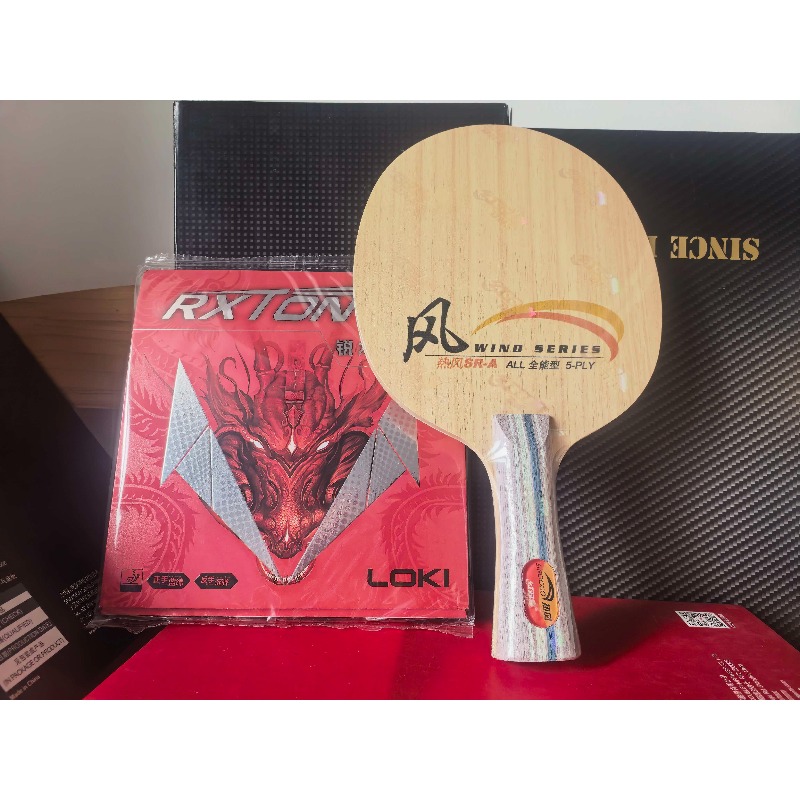 Table Tennis Bat Butterfly - ไม้ปิงปอง DHS SR-A Wind Sirocco Series,