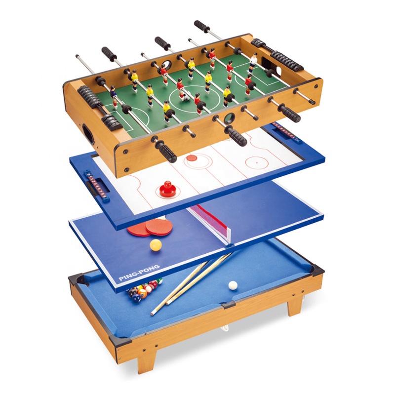 Table Tennis Game - โต๊ะเกมมินิ 4 in 1, สนุกเกอร์, บิลเลียด,