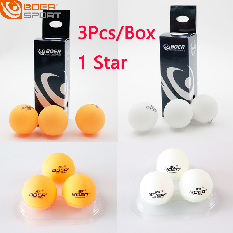 Table Tennis How To Play - 3 ชิ้น/กล่องลูกปิงปอง 1 ดาวมืออาชีพลูกปิงปองสำหรับมือสมัครเล่นการฝึกอบรมคุณภาพสูงลูกบอลเครื่องลูกบอลเฉพาะ
