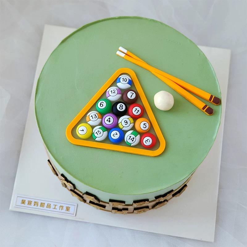 Table Tennis Game - เค้กบิลเลียดวันเกิดตกแต่งสุขสันต์วันพ่อวันเกิดเบียร์พ่อ Happy Men's Party ตารางเทนนิสเค้กเครื่องประดับ