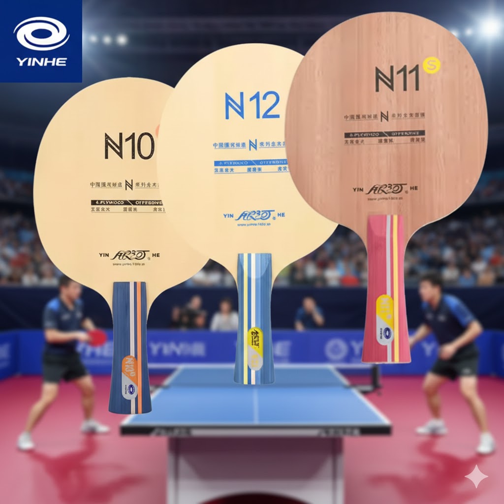 Table Tennis Bat Butterfly - ไม้ปิงปองยี่ห้อ Yinhe รุ่น N10s N11s แบบออฟเฟนซี