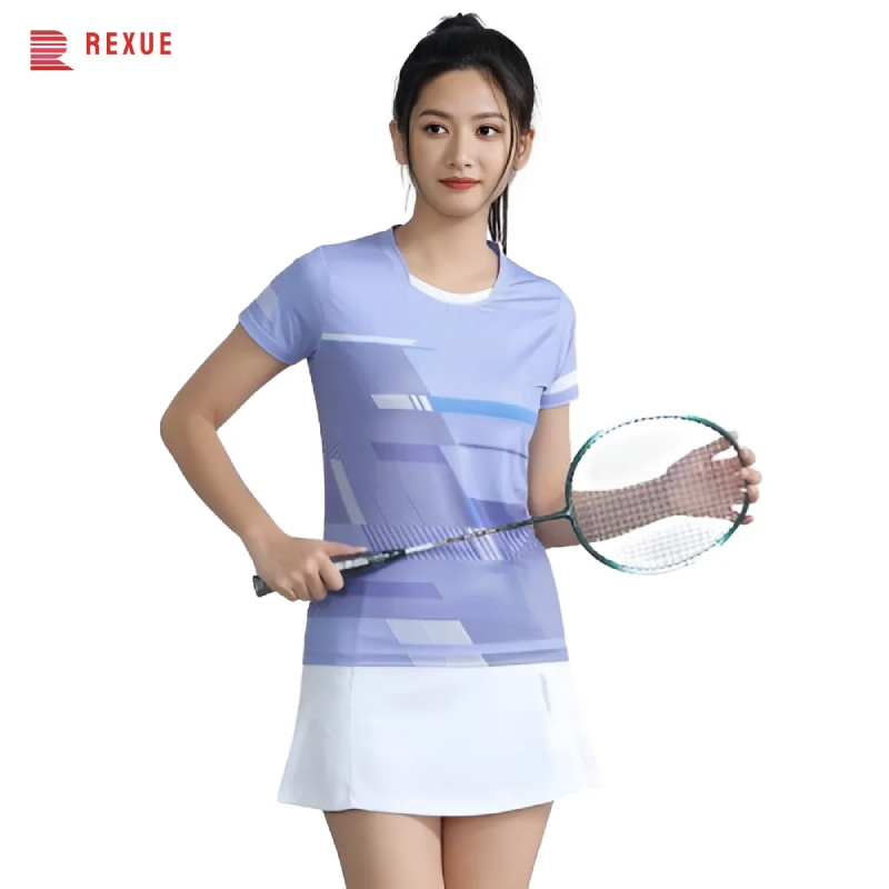 Table Tennis Shirt - เสื้อเจอร์ซีย์ลายกีฬาปิงปองพิมพ์ลาย3D Kaus Bulu tangkis ระบายอากาศได้ดีเสื้อปิงปอง2024เกาหลีสีพาสเทลกอล์ฟแห้งเร็วสำหรับเด็กผู้หญิง