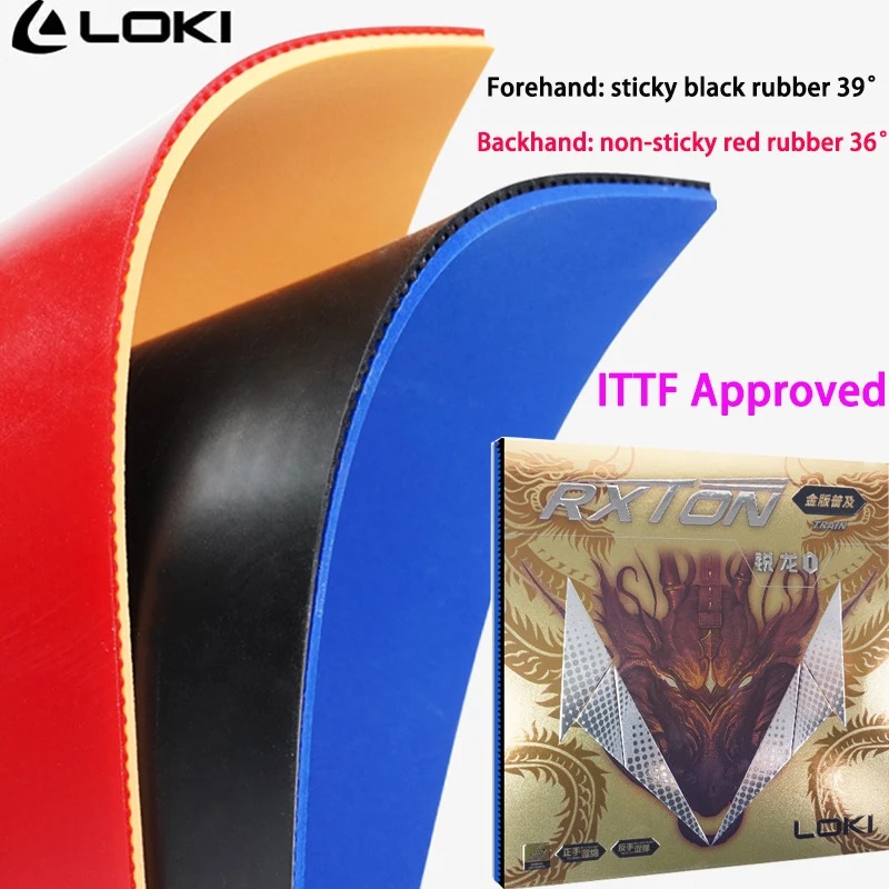 Donic Table Tennis Ball - ยางปิงปอง LOKI RXTON 1 รุ่นฝึกซ้อม สำหรับผู้เริ่มต้น