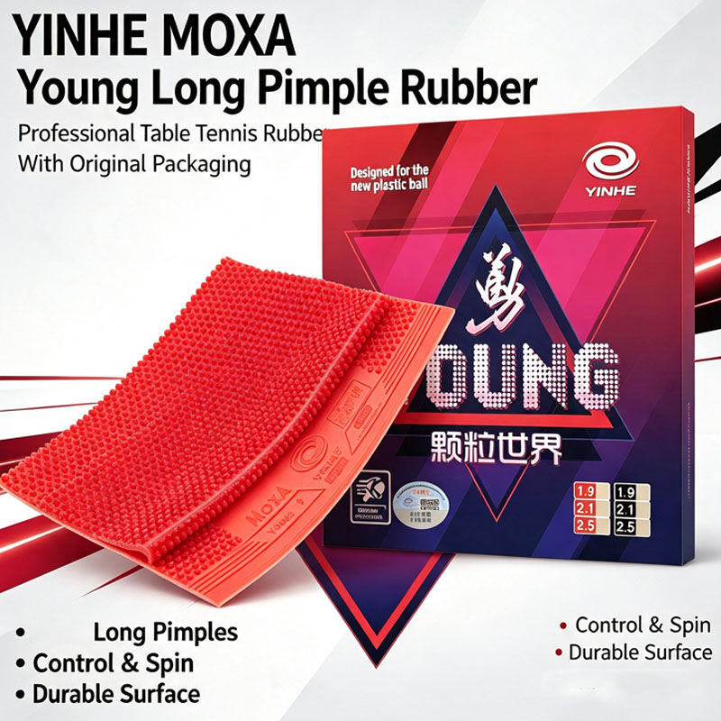Table Tennis How To Play - ยางปิงปอง YINHE YOUNG Long Pips-Out รุ่นดั้งเดิม