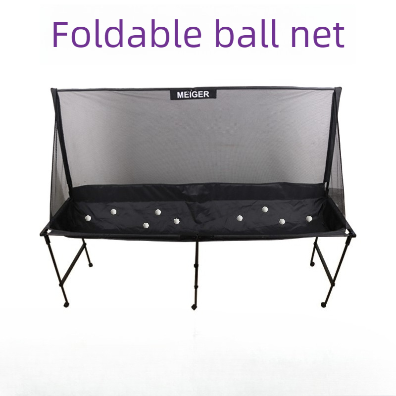 Table Tennis How To Play - ตาข่ายเก็บลูกปิงปองแบบเคลื่อนย้ายได้ ตาข่ายปิงปองความจุขนาดใหญ่ ตาข่ายจับลูกแบบพับได้ อุปกรณ์กีฬาแบบมืออาชีพ