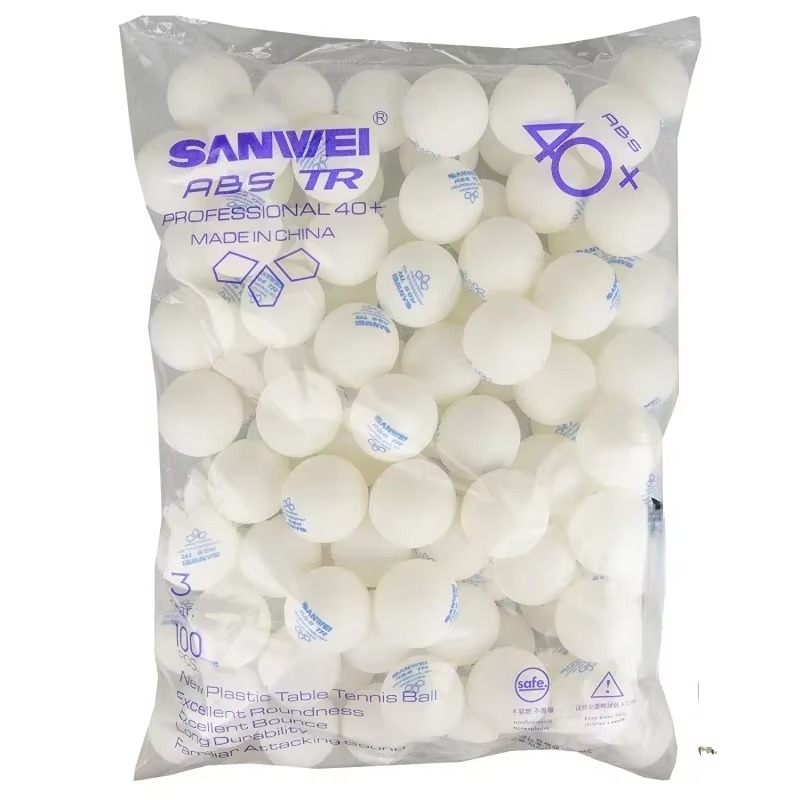 50 100 pcs Sanwei ใหม่วัสดุพลา - Table Tennis How To Play บทวิจารณ์และราคา
