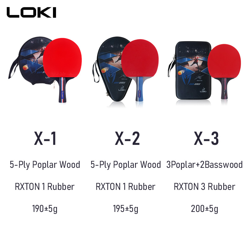 LOKI ไม้ปิงปอง X Series 1 2 3  - Table Tennis Bat Butterfly บทวิจารณ์และราคา