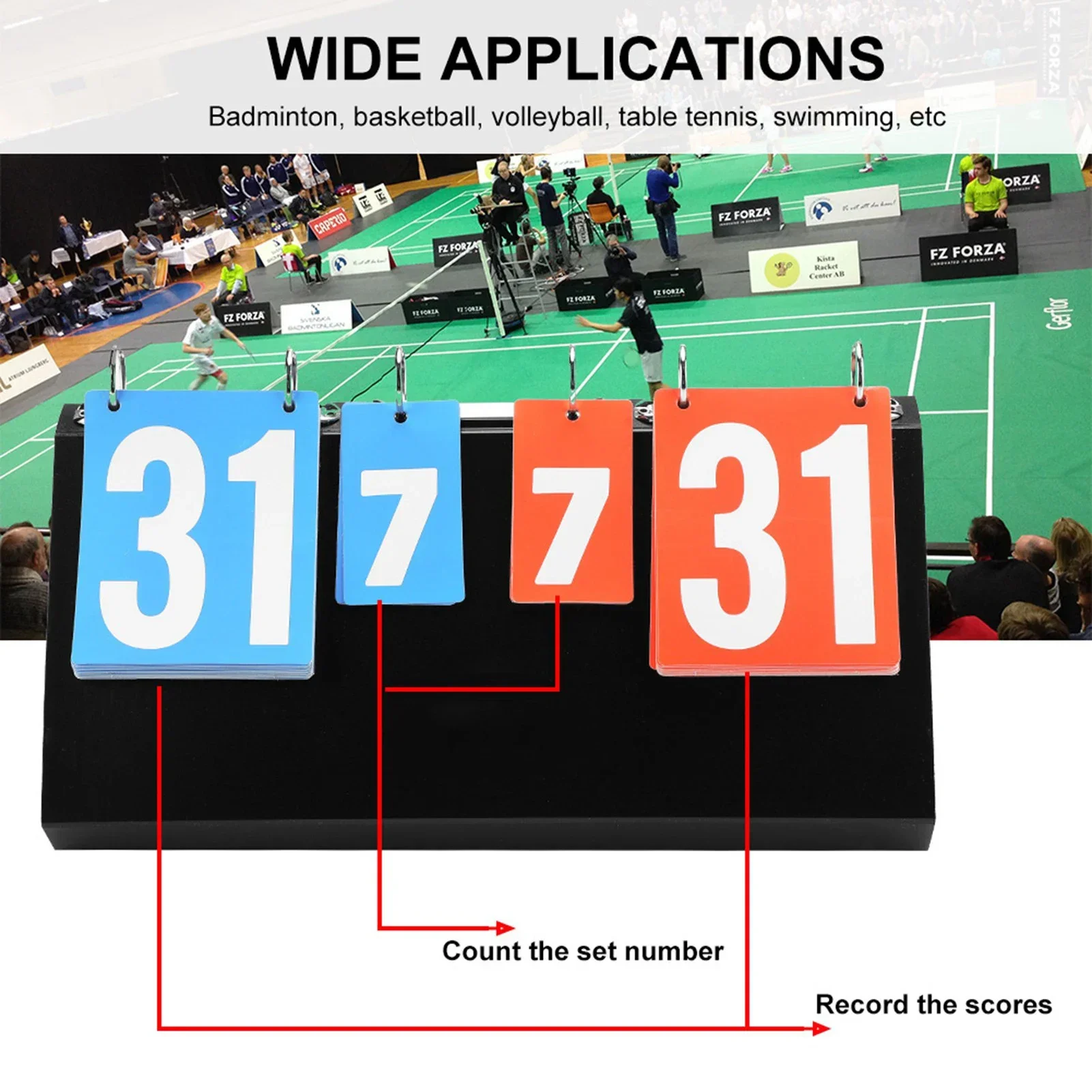 กระดานคะแนนการแข่งขันกีฬา 4 หล - Table Tennis Score บทวิจารณ์และราคา