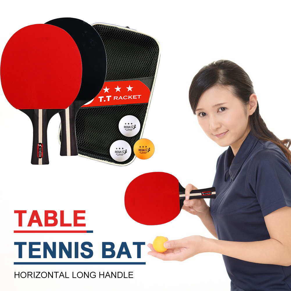 ไม้ปิงปอง 2 อัน และลูกปิงปอง 3 - Table Tennis Training บทวิจารณ์และราคา