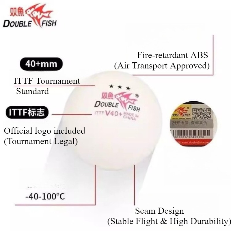 1/2/3 กล่องปลาคู่ 3 ดาว ITTF ล - Donic Table Tennis Ball บทวิจารณ์และราคา