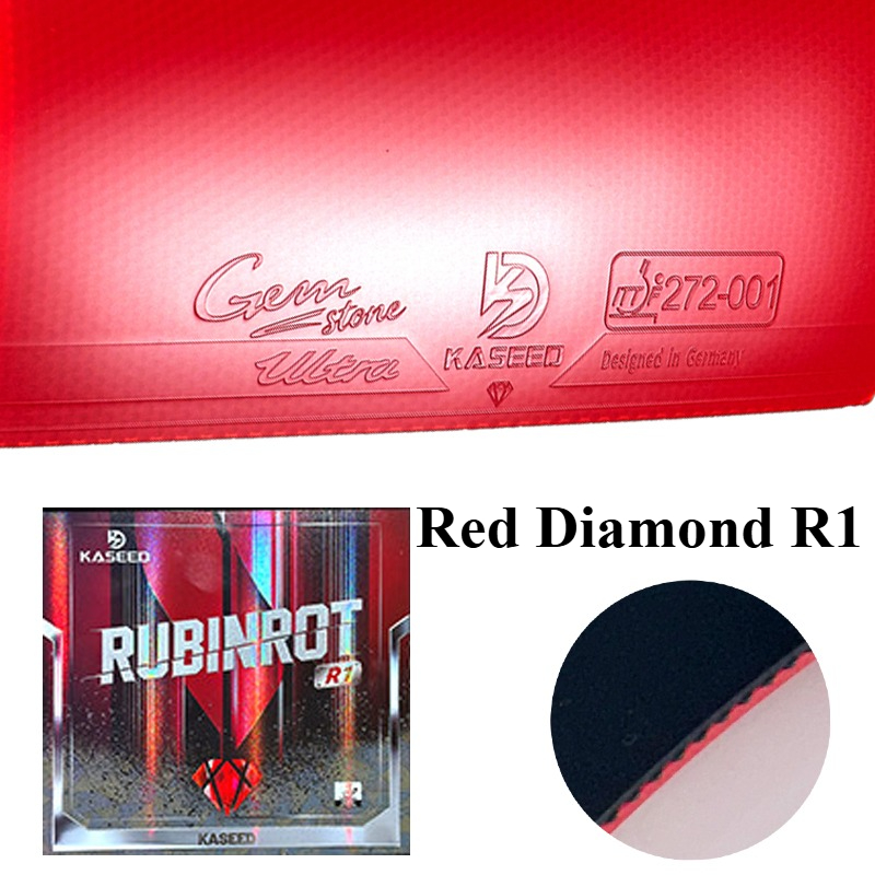 ยางปิงปอง KASEED Red Diamond R - Table Tennis Xiom Rubber บทวิจารณ์และราคา