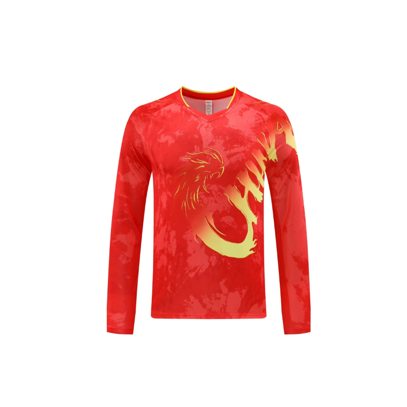 China Dragon แขนยาวตารางเทนนิส - Table Tennis Shirt บทวิจารณ์และราคา