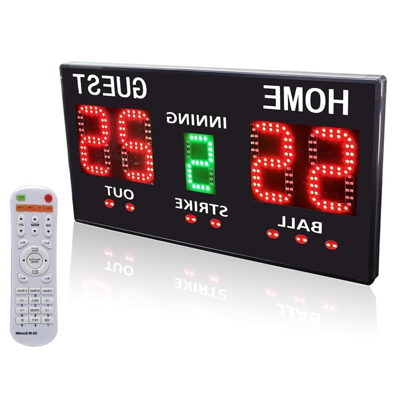 กระดานคะแนนเบสบอลอิเล็กทรอนิกส - Table Tennis Score บทวิจารณ์และราคา