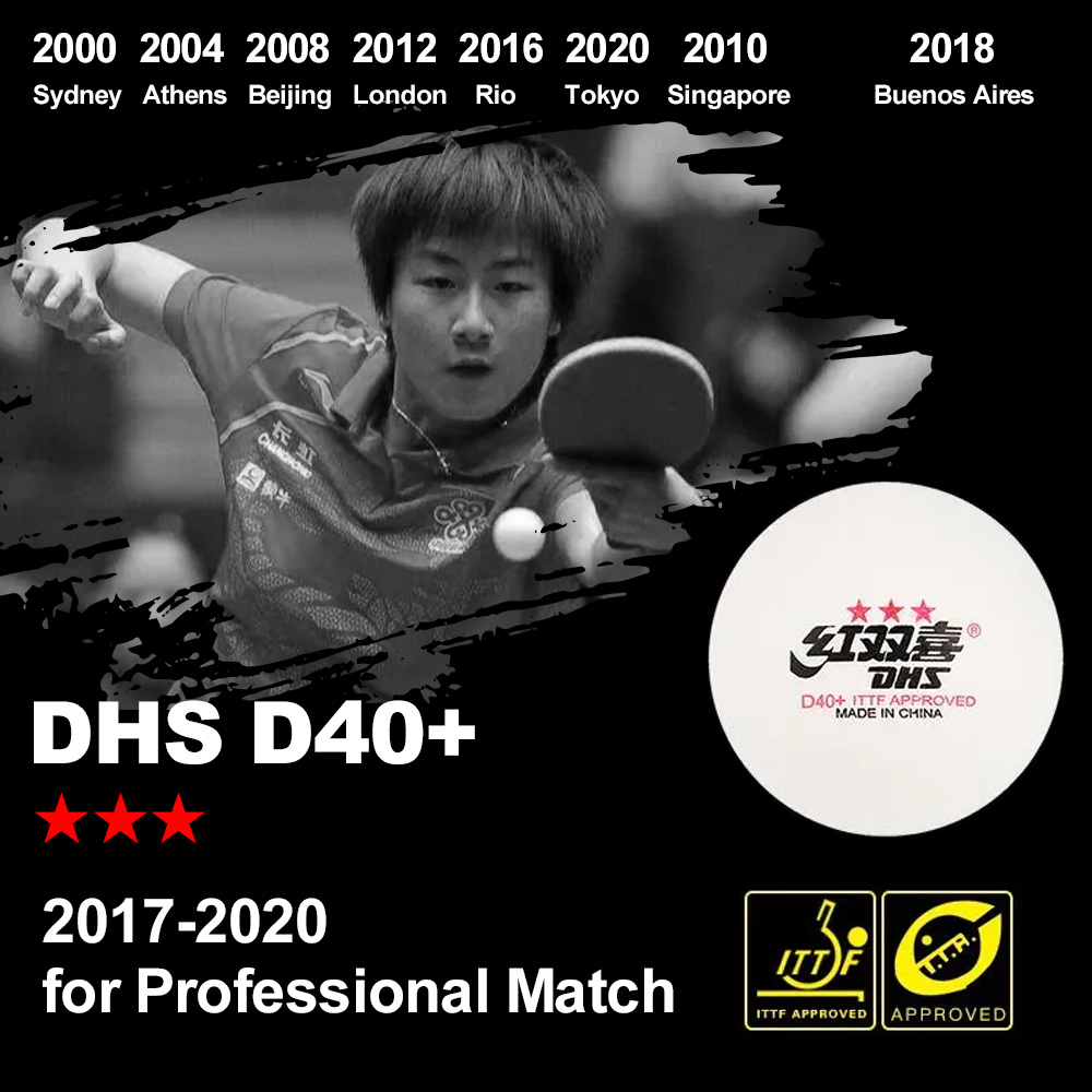 DHS D40 + DJ40 + ลูกปิงปอง 3 ด - Donic Table Tennis Ball บทวิจารณ์และราคา