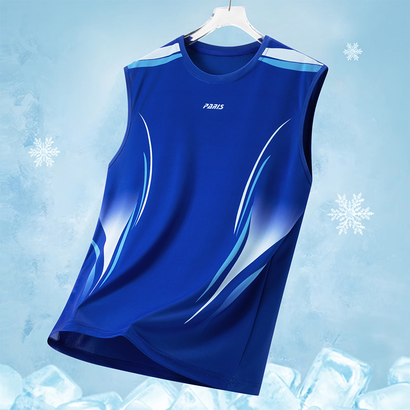 เสื้อยืดผู้ชายแฟชั่นผ้าไหมน้ำแ - Table Tennis Shirt บทวิจารณ์และราคา